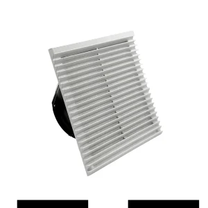 Ventilador C/ Rejilla Y Filtro Para Tablero 320M3/H 255 X255Mm Ral7035