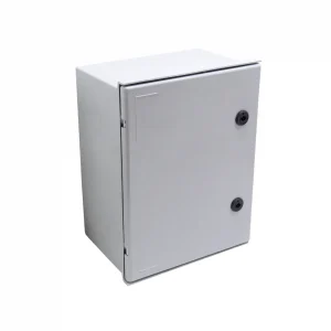 TABLERO POLIESTER FIBRA DE VIDRO PARA ADOSAR 400X300X200 Mm C/PB IP65 RAL7035