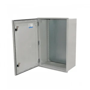 TABLERO POLIESTER FIBRA DE VIDRO PARA ADOSAR 600X400X230 Mm C/PB IP65 RAL7035