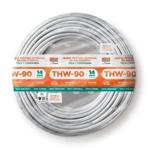CABLE THW-90 +PLUS 14 AWG 450/750 V BLANCO