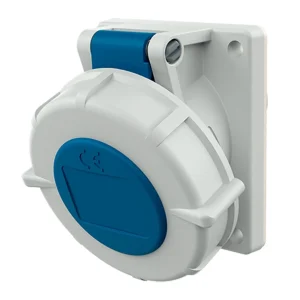 TOMA EMPOTRABLE 32AMP 2P+T 250V AZUL 6H IP67