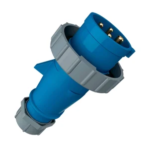 ENCHUFE 16AMP 3P+T 250V AZUL 9H IP67