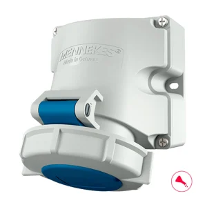 TOMA VISIBLE 16AMP 3P+T 250V AZUL 9H IP67