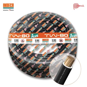CABLE TW-80 +PLUS 8 AWG 450/750 V NEGRO