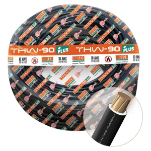 CABLE THW-90 +PLUS 8 AWG 450/750 V NEGRO