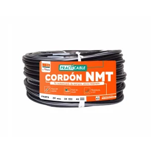 CABLE VULCANIZADO NMT-PC 2X10AWG NEGRO 500V