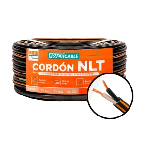 CABLE VULCANIZADO NLT-PC 2X18AWG NEGRO 500V