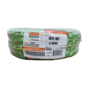 CABLE FREETOX-PC NH-90 4MM2 450/750 V AMAR/VERDE