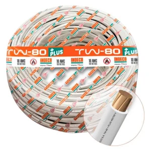 CABLE TW-80 +PLUS 10 AWG 450/750 V BLANCO