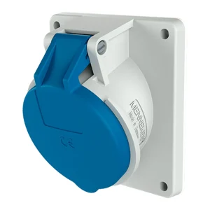 TOMA EMPOTRABLE 16AMP 3P+T 250V AZUL 9H IP44