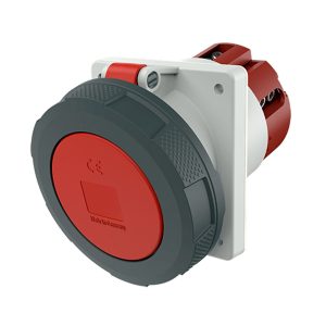 TOMA EMPOTRABLE 125AMP 3P+N+T 415V ROJO 6H IP67