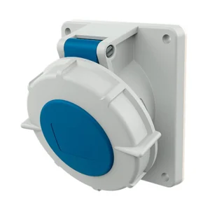 TOMA EMPOTRAR DE TORSION 2P+T 30A 250V L6 CON SEGURO
