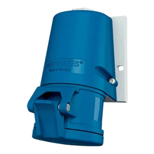 TOMA VISIBLE 16AMP 2P+T 250V AZUL 6H IP44