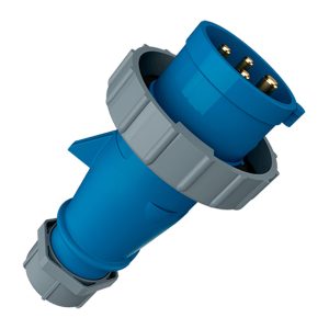 ENCHUFE 32AMP 3P+T 250V AZUL 9H IP67