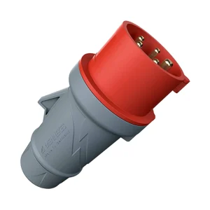 ENCHUFE 32AMP 3P+N+T 415V ROJO 6H IP44 POWERTOP PLUS