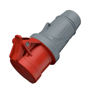 TOMA AEREO 16AMP 3P+T 415V ROJO 6H IP44 POWERTOP PLUS