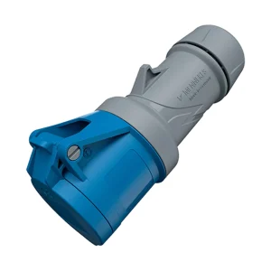 TOMA AEREO 32AMP 2P+T 250V AZUL 6H IP44 POWERTOP PLUS