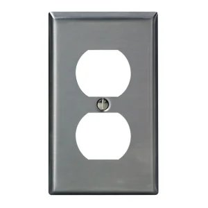 PLACA DOBLE DECORA ACERO