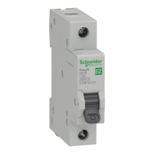 INTERRUPTOR AUT. TERMOMAGNETICO PARA RIEL 1P 20A 230/400VAC 10/6KA EASY