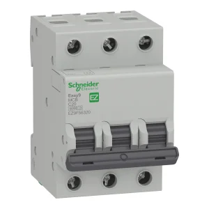 INTERRUPTOR AUT. TERMOMAGNETICO PARA RIEL 3P 20A 230/400VAC 10/6KA EASY