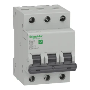 INTERRUPTOR AUT. TERMOMAGNETICO PARA RIEL 3P 25A 230/400VAC 10/6KA EASY
