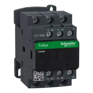 CONTACTOR POTENCIA MAGNETICO 3P 9A AC3 BOB 220VAC 1NA+1NC TESYS D