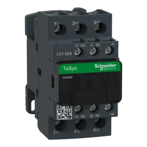 CONTACTOR POTENCIA MAGNETICO 3P 25A AC3 BOB 110VAC 1NA+1NC TESYS D