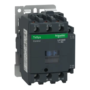 CONTACTOR POTENCIA MAGNETICO 3P 40A AC3 BOB 110VAC 1NA+1NC TESYS D