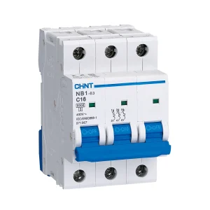 INTERRUPTOR AUT. TERMOMAGNETICO PARA RIEL TRIPOLAR 3P 100A 230VAC 10KA CURVA C