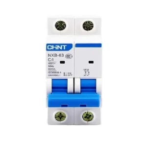 INTERRUPTOR AUT. TERMOMAGNETICO PARA RIEL 2P 4A 230VAC 6KA CURVA C