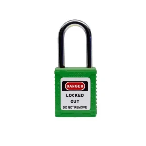 CANDADO DE SEGURIDAD BLOQUEO NO AISLADO 1 1/2″ VERDE