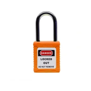CANDADO DE SEGURIDAD BLOQUEO NO AISLADO 1 1/2″ NARANJA