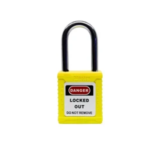 CANDADO DE SEGURIDAD BLOQUEO NO AISLADO 1 1/2″ AMARILLO