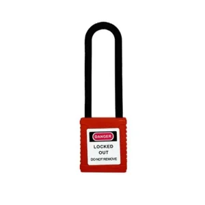 CANDADO DE SEGURIDAD BLOQUEO AISLADO 3″ ROJO