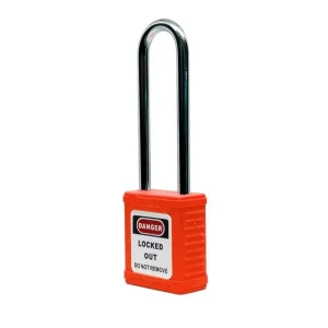 CANDADO DE SEGURIDAD BLOQUEO NO AISLADO 3″ ROJO