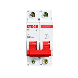 INT. AUT. TERMOMAGNETICO PARA RIEL 2P 100A 10KA 230VAC CURVA C